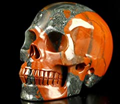 Skullis 5.0" African Bloodstone Crystal Skull, Hand for sale  Delivered anywhere in Canada