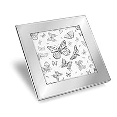 Silver glass coaster for sale  Delivered anywhere in UK