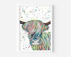 Colourful highland cow for sale  Delivered anywhere in USA 