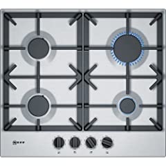 Used, Neff T26DS49N0 N70 59cm Four Zone Gas Hob Stainless for sale  Delivered anywhere in Ireland
