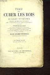 Tarif cuber bois d'occasion  Livré partout en France