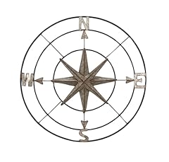 Deco metal compass for sale  Delivered anywhere in USA 