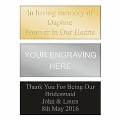 Engraved plate gold for sale  Delivered anywhere in UK