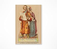 Antique sasparilla poster for sale  Delivered anywhere in USA 