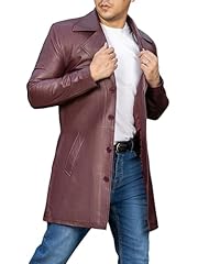 Jild leather trench for sale  Delivered anywhere in UK
