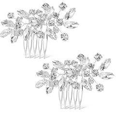2pcs bridal crystal for sale  Delivered anywhere in UK
