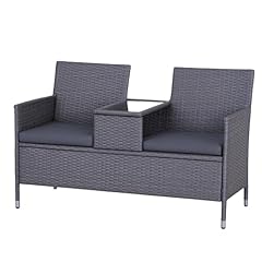 Outsunny seater rattan for sale  Delivered anywhere in UK