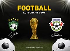 Football autograph book for sale  Delivered anywhere in UK