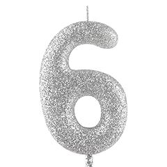 Funcandle glitter silver for sale  Delivered anywhere in USA 