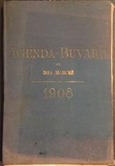 Agenda buvard 1908 d'occasion  Livré partout en France