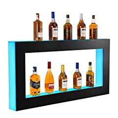 COSVALVE Wall Mounted Lighted Liquor Bottle Display for sale  Delivered anywhere in USA 