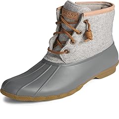 Sperry womens Saltwater Emboss Wool Boots, Dark Grey, for sale  Delivered anywhere in USA 