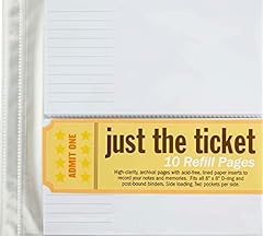 Just the Ticket Refill Sheets, used for sale  Delivered anywhere in UK