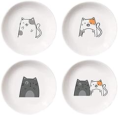 4pcs ceramics cat for sale  Delivered anywhere in USA 