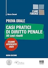 Prova orale - Casi pratici di Diritto Penale 50 Casi risolti. Esame Avvocato 2025 usato  Spedito ovunque in Italia 