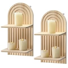 Pyasuye 2pcs holzwandregale gebraucht kaufen  Wird an jeden Ort in Deutschland