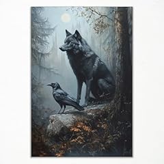 Wolfs wandkunst raben gebraucht kaufen  Wird an jeden Ort in Deutschland