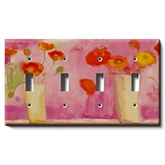 Four switch plate for sale  Delivered anywhere in USA 