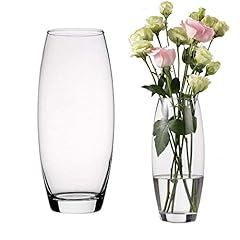 Occasion, UNISHOP Vase à Fleurs en Cristal, Vase en Verre bombé, d'occasion  Livré partout en France