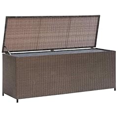 Vidaxl cassapanca polyrattan usato  Spedito ovunque in Italia 