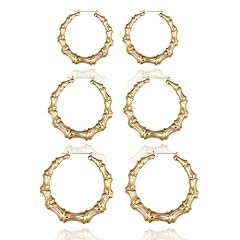 Bamboo earrings women for sale  Delivered anywhere in USA 