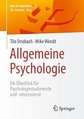Allgemeine psychologie überbl gebraucht kaufen  Wird an jeden Ort in Deutschland