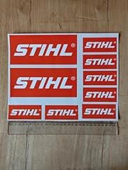 Stihl zorkee autocollants d'occasion  Livré partout en France