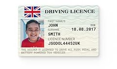 Kid driving licence for sale  Delivered anywhere in UK