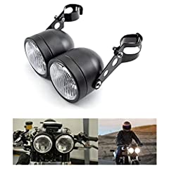 Motorcycle headlight twin for sale  Delivered anywhere in UK