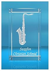 Glasquader saxofon wunschnamen gebraucht kaufen  Wird an jeden Ort in Deutschland