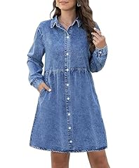 Kdf denim dress for sale  Delivered anywhere in USA 