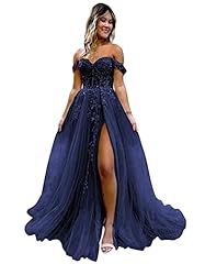 Shoulder tulle prom for sale  Delivered anywhere in USA 