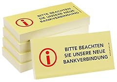 Pricaro haftnotizen bankverbin gebraucht kaufen  Wird an jeden Ort in Deutschland
