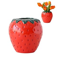 Vintage strawberry ceramic for sale  Delivered anywhere in USA 