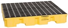 Eagle 1645 Yellow and Black Polyethylene 4 Drum Low for sale  Delivered anywhere in USA 