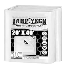 Yxcn white tarp for sale  Delivered anywhere in USA 