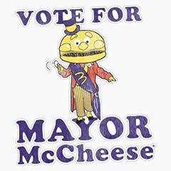 Mayor mccheese vote for sale  Delivered anywhere in USA 