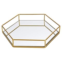 Hexagon mirror tray for sale  Delivered anywhere in UK