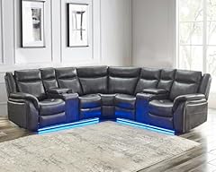 Power reclining sectional for sale  Delivered anywhere in USA 