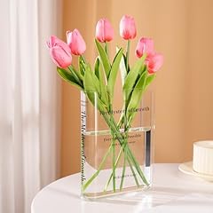 Vase transparent acrylique d'occasion  Livré partout en Belgiqu