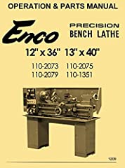 Enco 12x36 13x40 for sale  Delivered anywhere in USA 