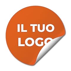 100 adesivi personalizzati usato  Spedito ovunque in Italia 