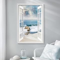 Framed window beach for sale  Delivered anywhere in USA 
