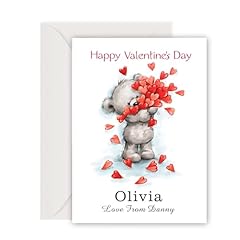 Personalised valentine card for sale  Delivered anywhere in UK