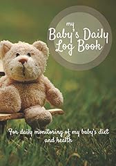 Baby daily log for sale  Delivered anywhere in UK