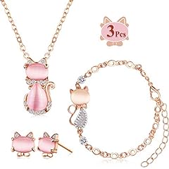 Pieces cat jewelry for sale  Delivered anywhere in USA 