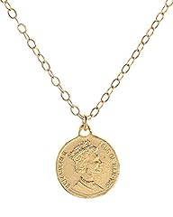 Gold coin necklace for sale  Delivered anywhere in Canada