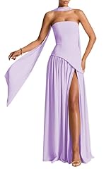 Puxiu lilac strapless for sale  Delivered anywhere in USA 