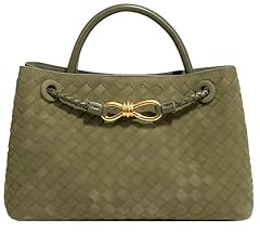 Suede woven tote for sale  Delivered anywhere in USA 