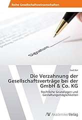 Verzahnung gesellschaftsvertr� gebraucht kaufen  Wird an jeden Ort in Deutschland